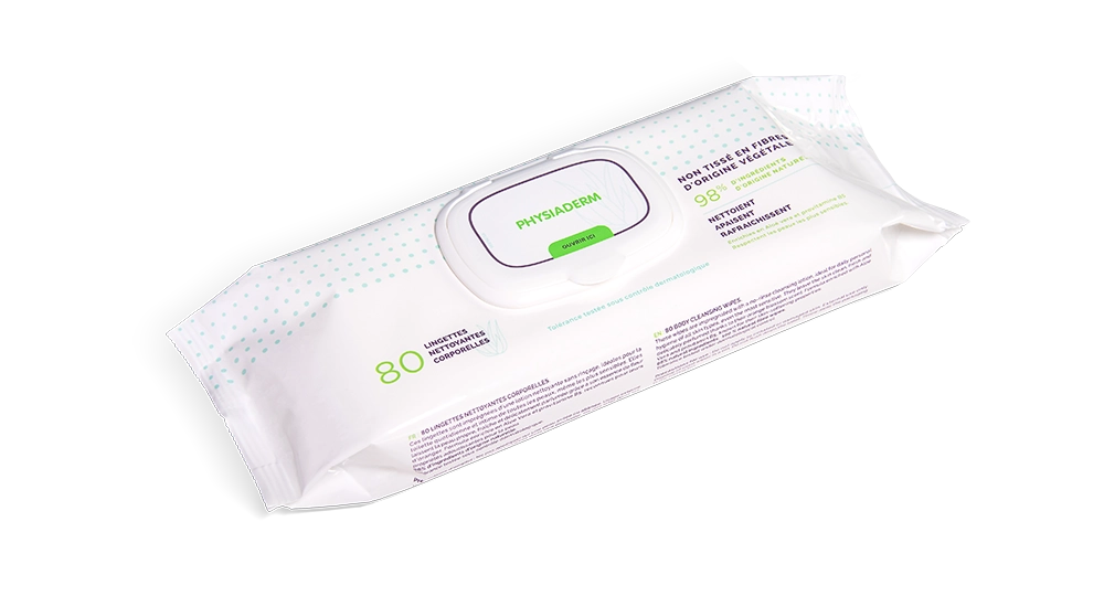 Lingettes nettoyantes corporelles PHYSIADERM