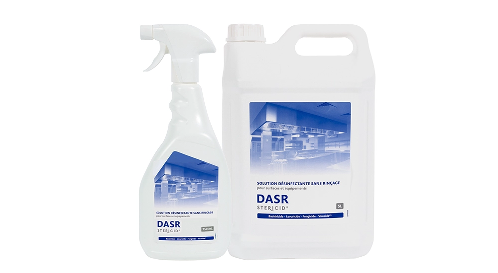Solution désinfectante surfaces DASR STERICID®