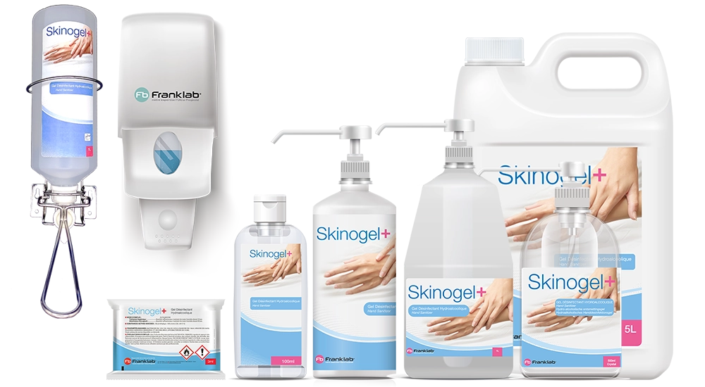 Gel désinfectant hydroalcoolique SKINOGEL+