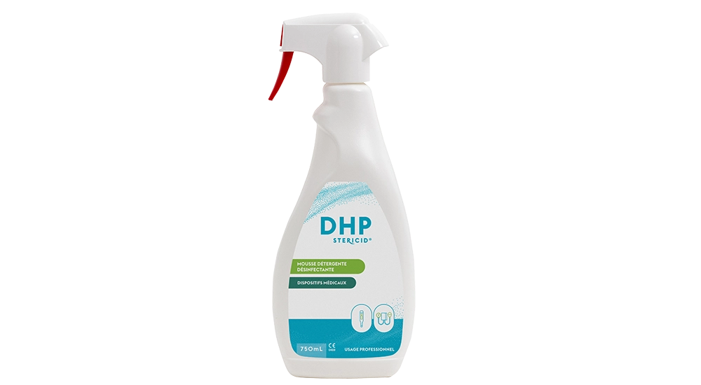 Mousse détergente désinfectante surfaces et dispositifs médicaux DHP STERICID®